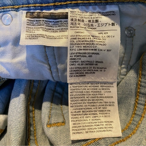 LEVI’S 527 Light Blue Jeans Size 32-Been Hemmed - Picture 8 of 10